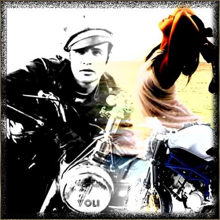 l homme et la moto 